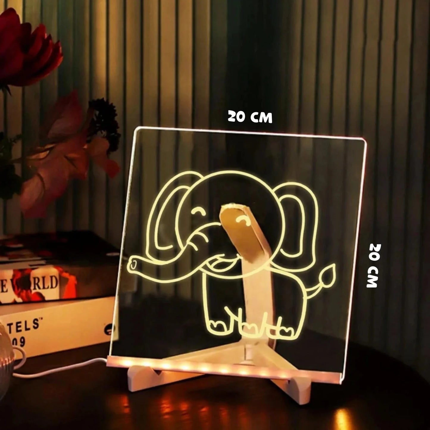 Tablero Mágico para Dibujar con Luz LED